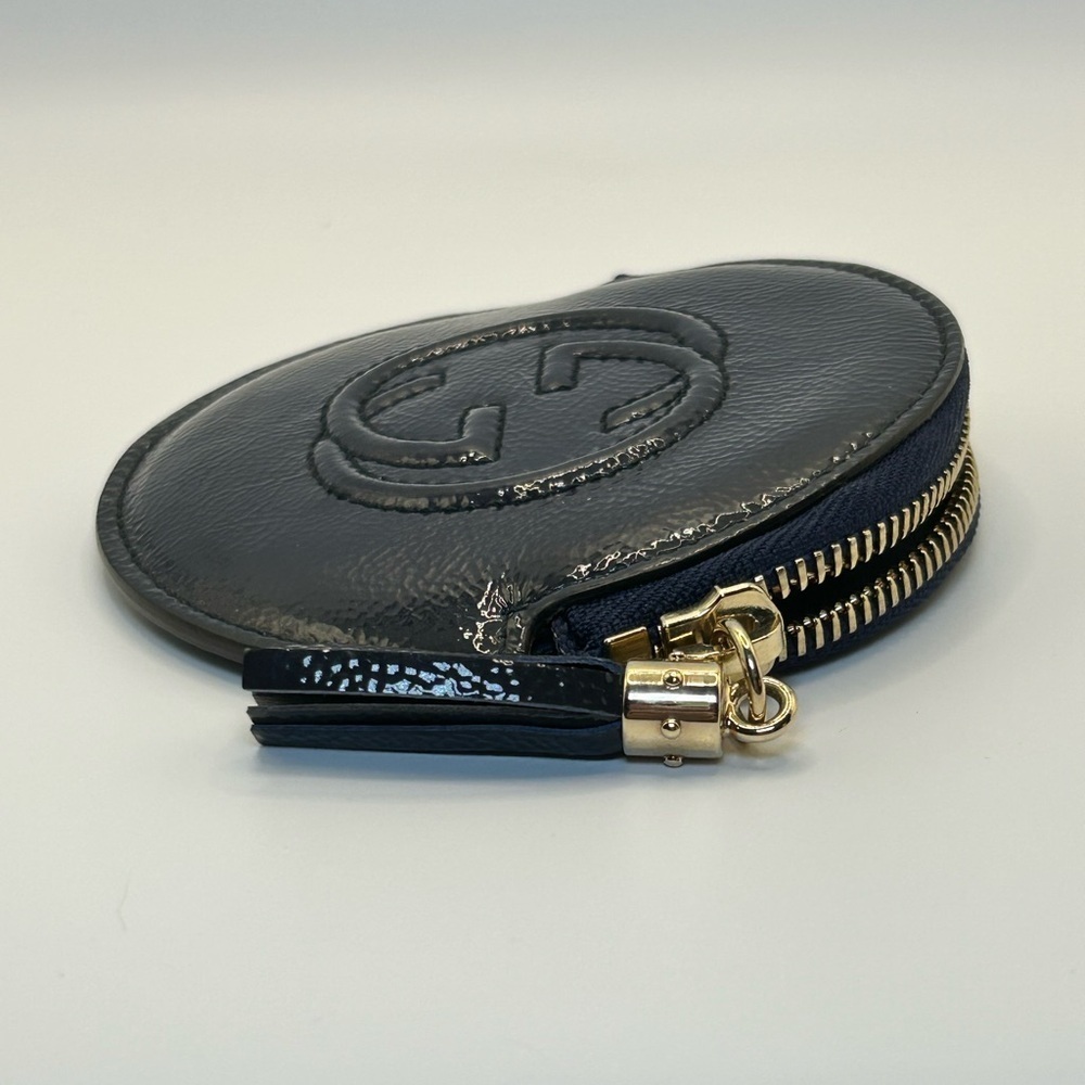Gucci Midnight Blue Leather Pouch - Picture 7 of 13